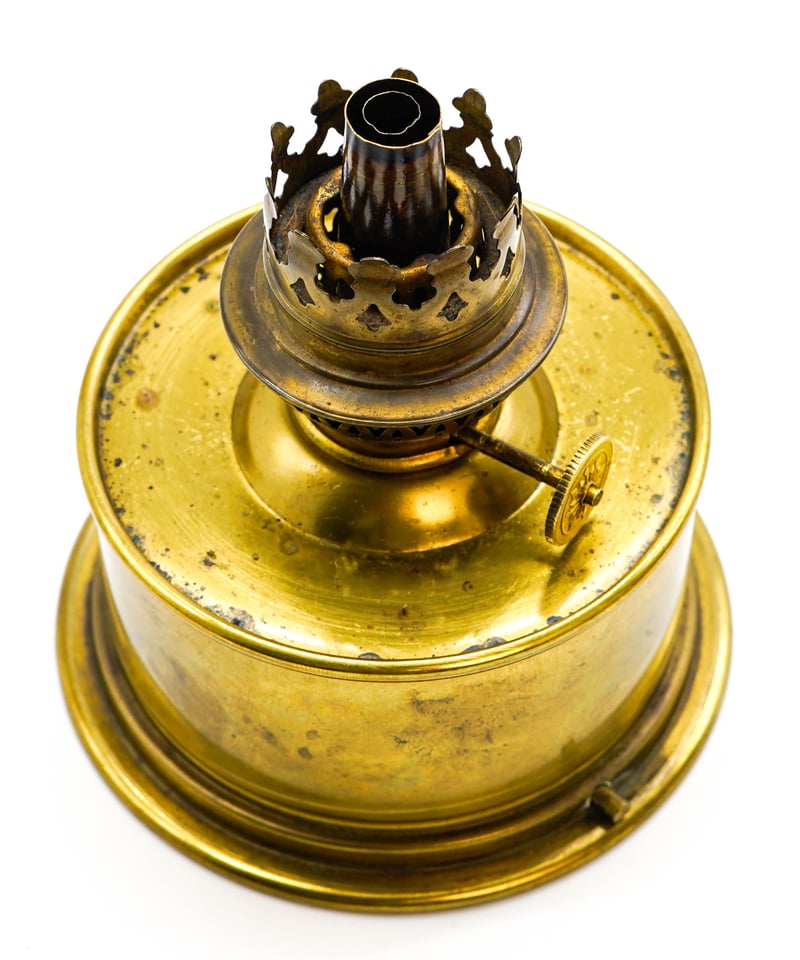 Brass marine lamp made in England | 森の古物店 野屋 