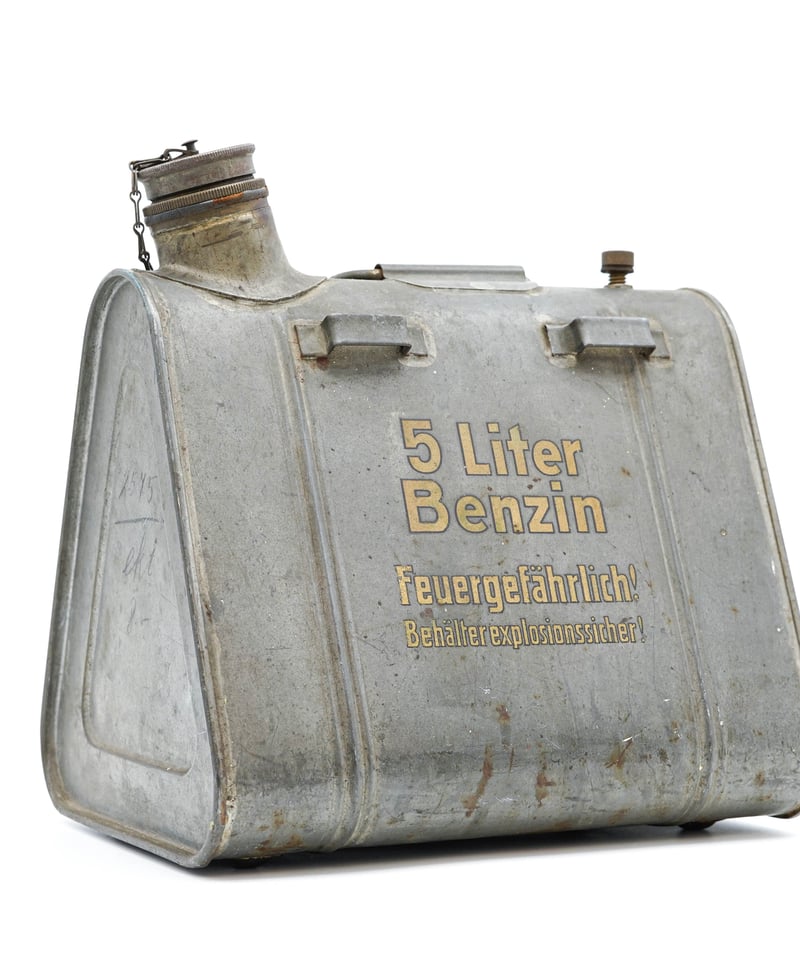 5L Triangle Benzin Can 30's - | 森の古物店 野屋