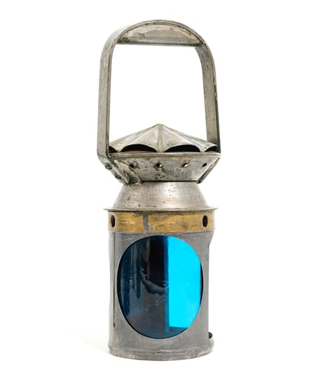 C.EASTGATE & SON Birmingham British Army RAILWAY Lantern 1945's -