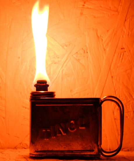 TINOL OIL LAMP BRASS 40's 〜