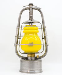 EGLOFF & CIE TURGI SUISSE  HELVETIA Clear and Yellow Globe  1930's 〜 1942's