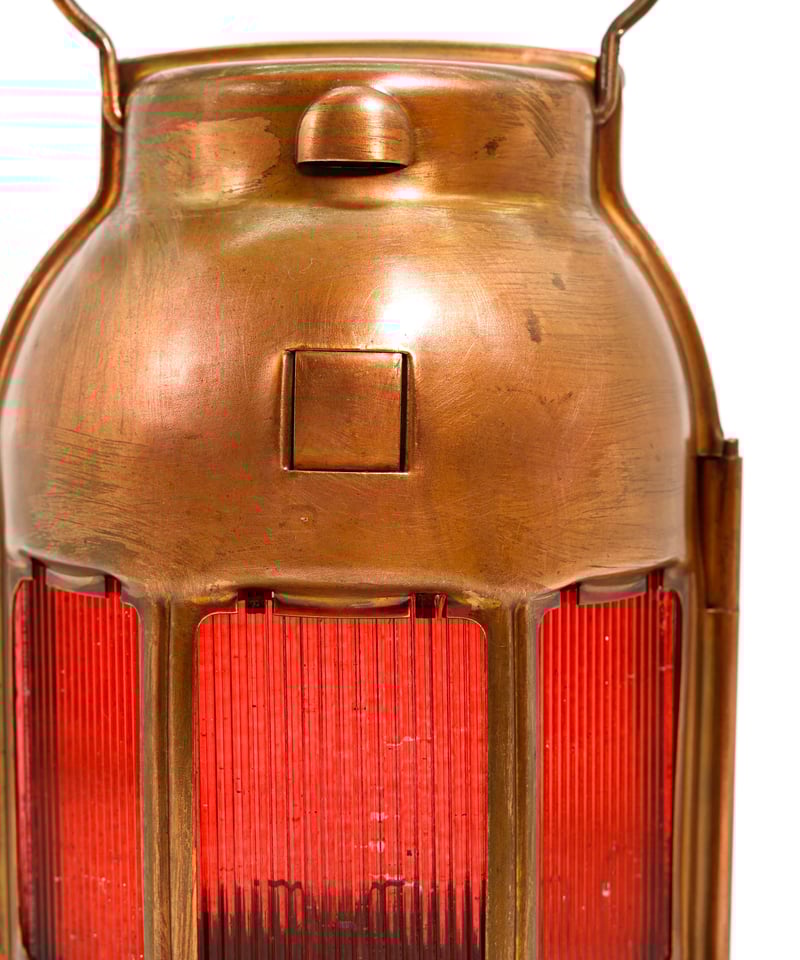 FEUERHAND Candle Lantern Copper plated model 50