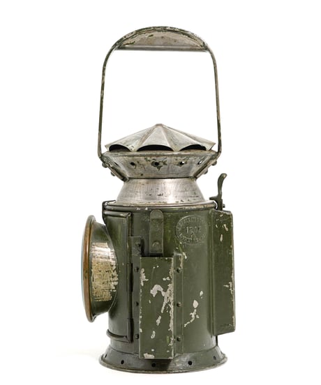 C.EASTGATE & SON Birmingham British Army RAILWAY Lantern 1945's -