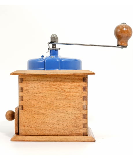Peugeot Wooden coffee mill 1940s -