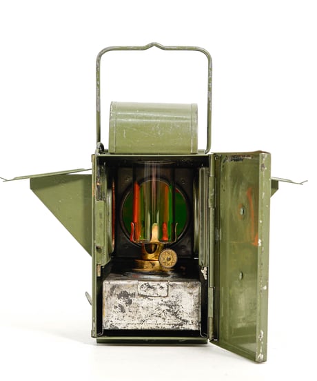 French army oillamp ww2 40's -