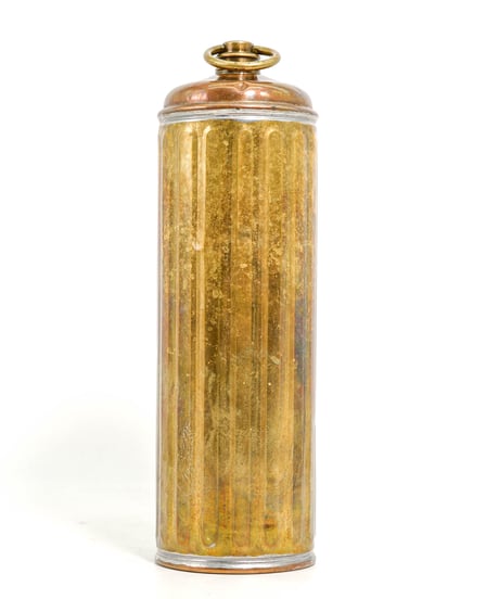 MANUFRANCE hot water brass 1.5L can 1920's