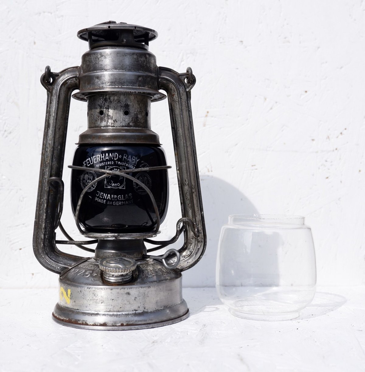 feuerhand 275 baby black out blue glas | 森の古物店 野屋