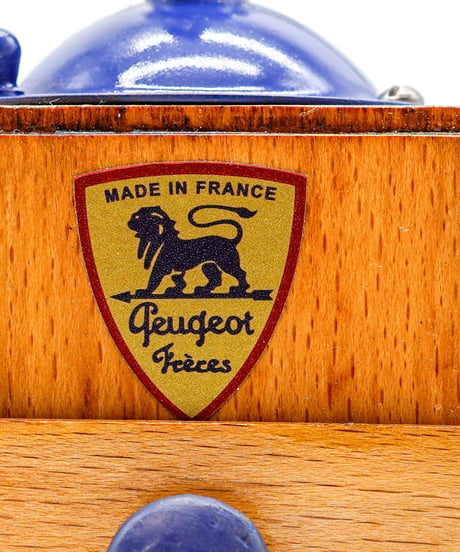 Peugeot pepper mill blue  50's