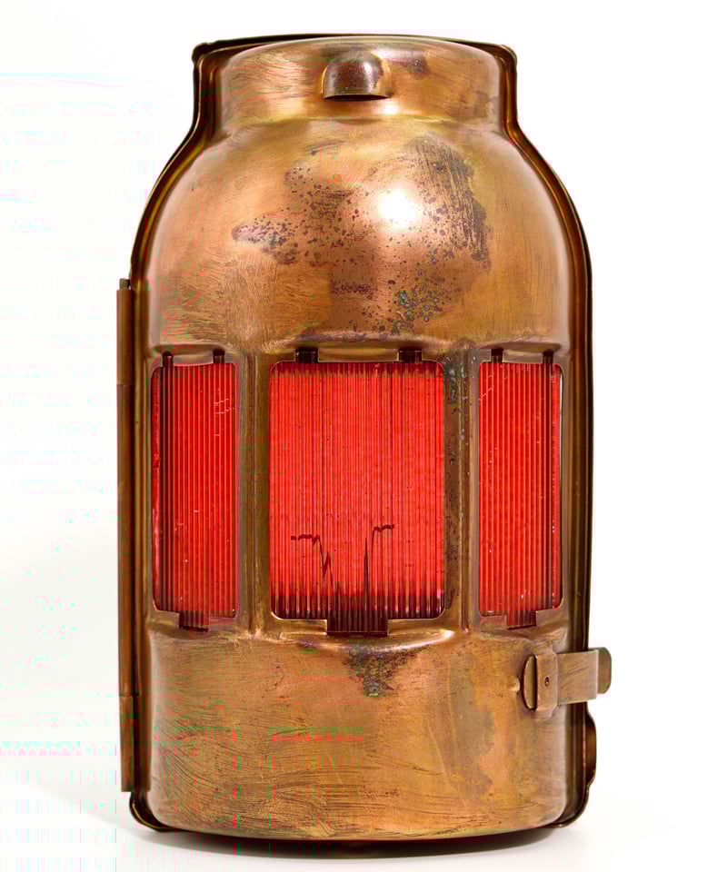 FEUERHAND Candle Lantern Copper plated model 50