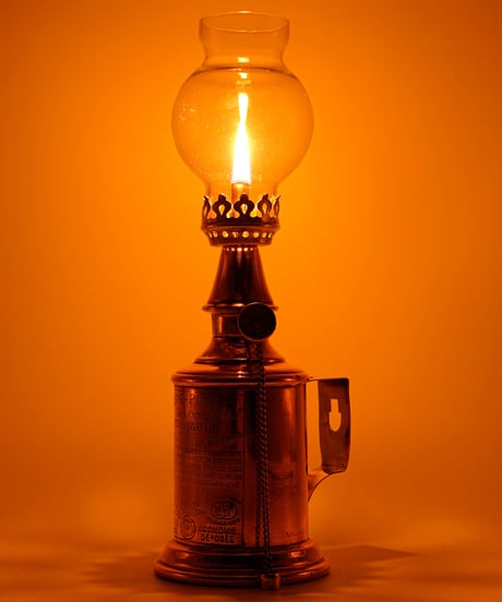 LAMPE PIGEON Copper  1900's  -
