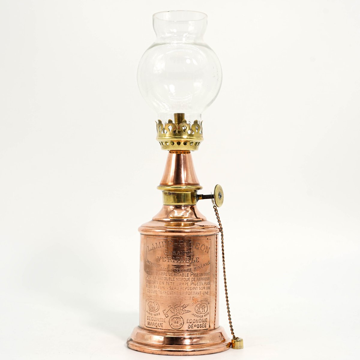 LAMPE PIGEON Copper 1900's - | 森の古物店 野屋