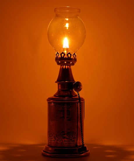 LAMPE PIGEON Copper  1900's  -