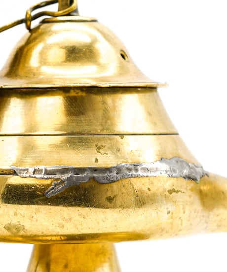 Brass plating Oil Lamp
