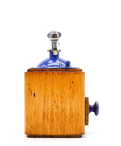 Peugeot pepper mill blue  50's