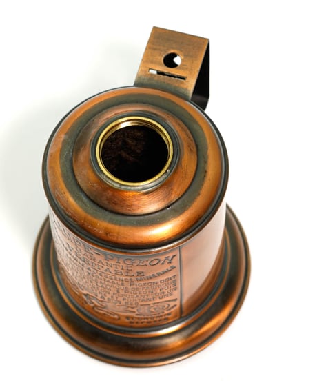 LAMPE PIGEON Copper  1900's  -