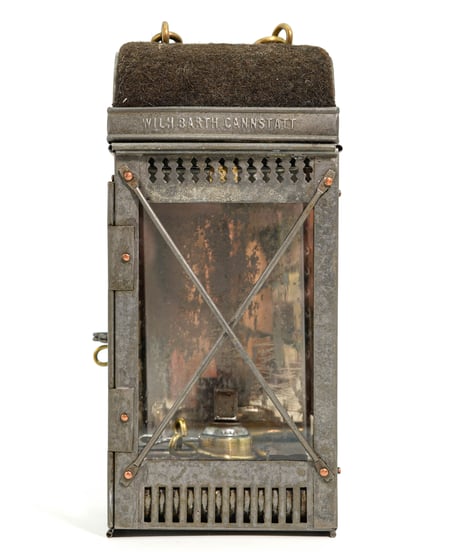 WILHELM BARTH fireman lantern