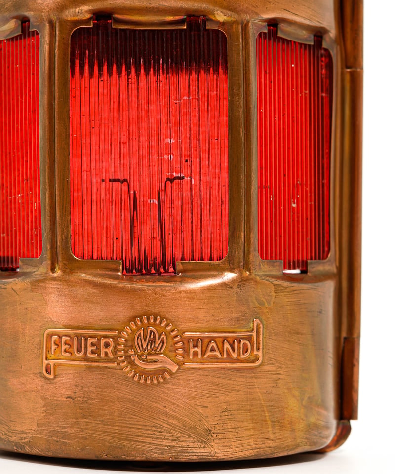 FEUERHAND Candle Lantern Copper plated model 50