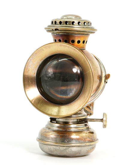 MANHATTAN BRASS CO. “QUEEN” BICYCLE LANTERN 1897’s -
