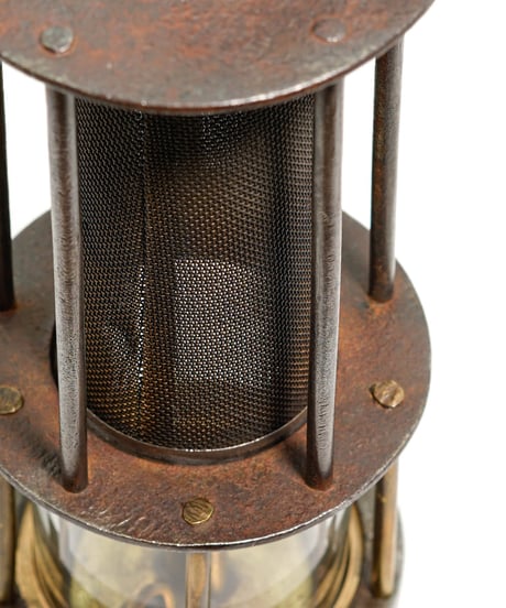 German miner's lamp 1920's ~
