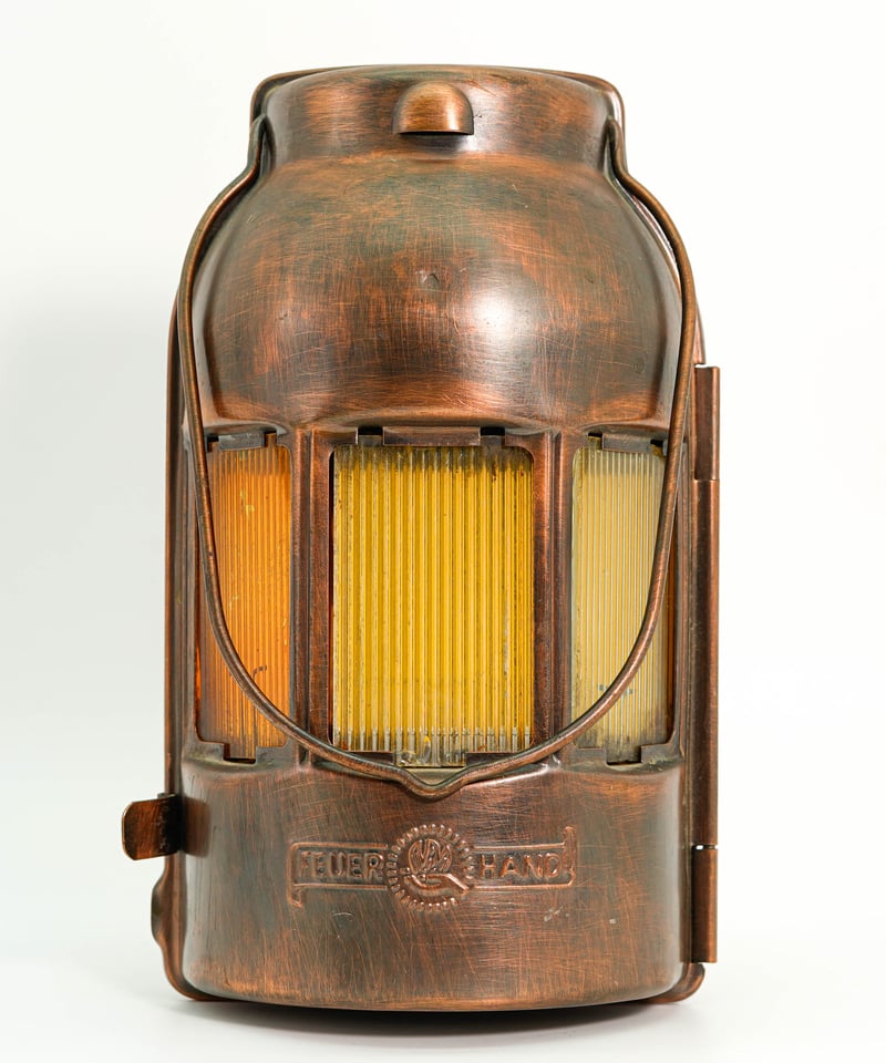 FEUERHAND Candle Lantern Copper plated model 50