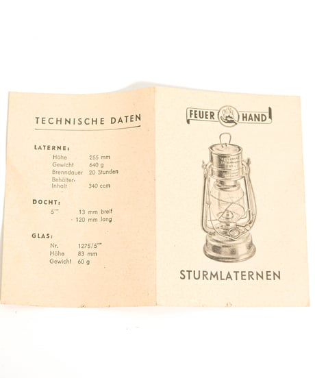 FEUERHAND 276 BABY SPECIAL StK VERSORG - NR 6260-12-120-5947 3rd / OliveDrab 85's/3