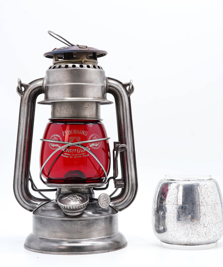 FEUERHAND Nr. 375 Reflector Red and Clear Globe 31's～