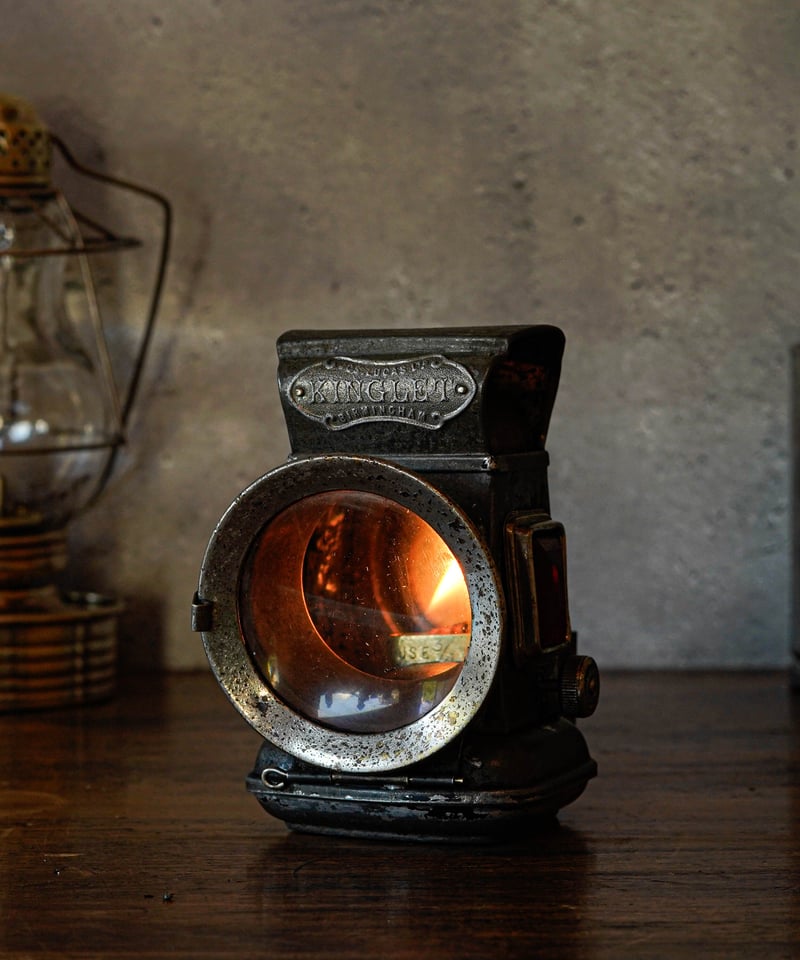 j*4様 1925年製造のアメリカ製ランタン JOSEPH LUCAS LTD KINGLET 1920's - | 森の古物店 野屋