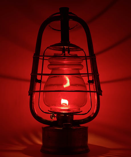 EGLOFF & CIE TURGI SUISSE  HELVETIA Clear and Red globe  1930's 〜 1942's