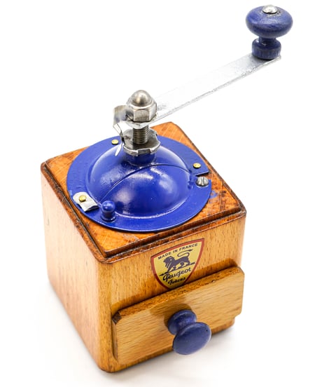 Peugeot pepper mill blue  50's
