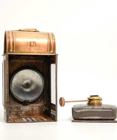 FR. STÜBGEN EISENBAHN SIGNAL-HANDLATERNEN  model 1013 copper 1910’s