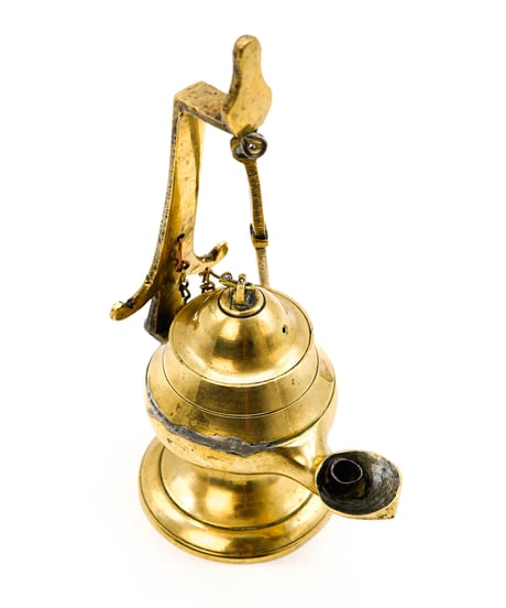 Brass plating Oil Lamp