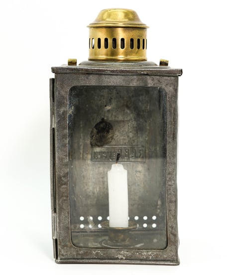 Reichsbahn REB Bayern Candle Lamp 1900's-