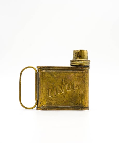 TINOL OIL LAMP BRASS 40's -