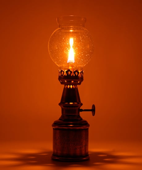 LAMPE PIGEON RAT de CAVE  1900's  -