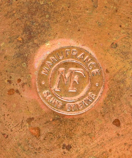 MANUFRANCE hot water brass 1.5L can 1920's