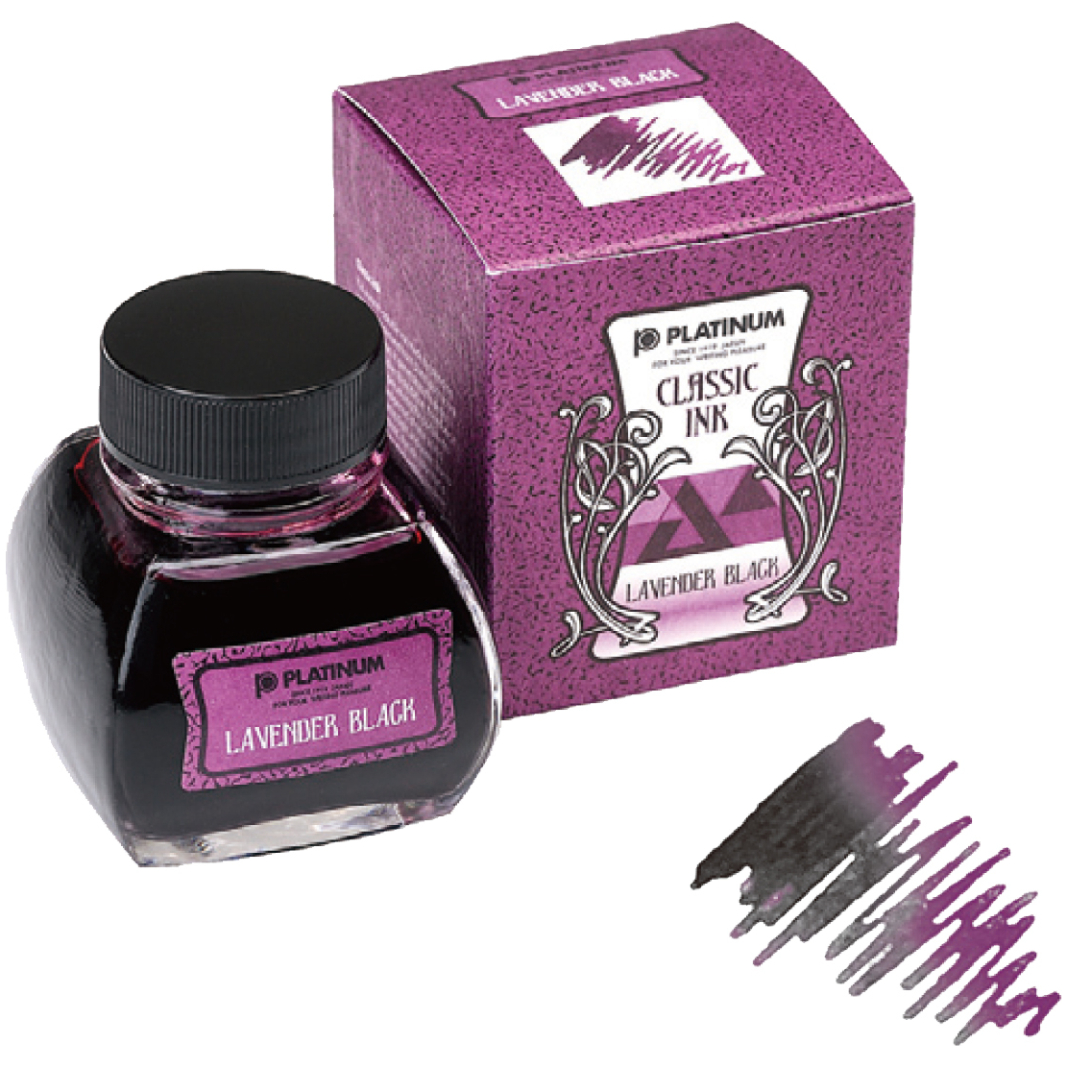 クラシックインク 万年筆用水性染料インク ラベンダーブラック | PEN