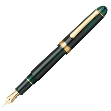 プラチナ　万年筆　シャンパンゴールド/ピンク　ペン先18K-750 プラチナ 万年筆 シャンパンゴールド/ピンク ペン先18K-750