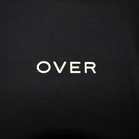 インクジェットプリントTシャツ「O」ブラック　Lsize