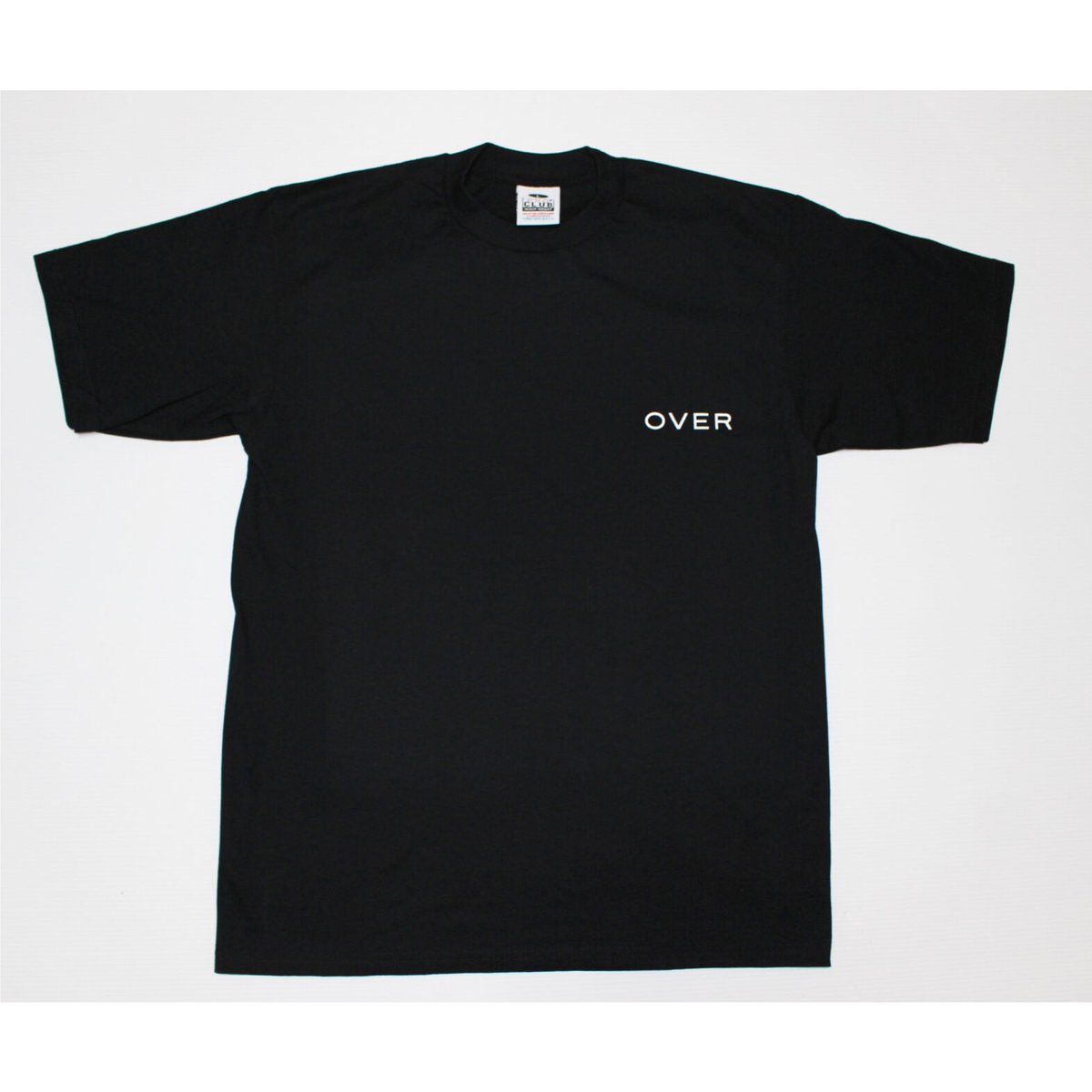 インクジェットプリントTシャツ「O」ブラック Ssize | OVER STORE