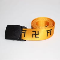 プラスチックバックル ハンドメイドベルト　　 「2つの意味」キッズ