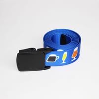 プラスチックバックル ハンドメイドベルト　　「ビール」キッズ