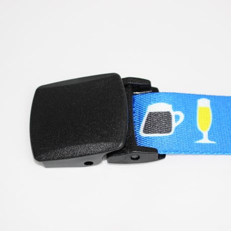 プラスチックバックル ハンドメイドベルト　　「ビール」キッズ