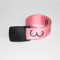 プラスチックバックル ハンドメイドベルト　　 「コンプライアンス無視」キッズ