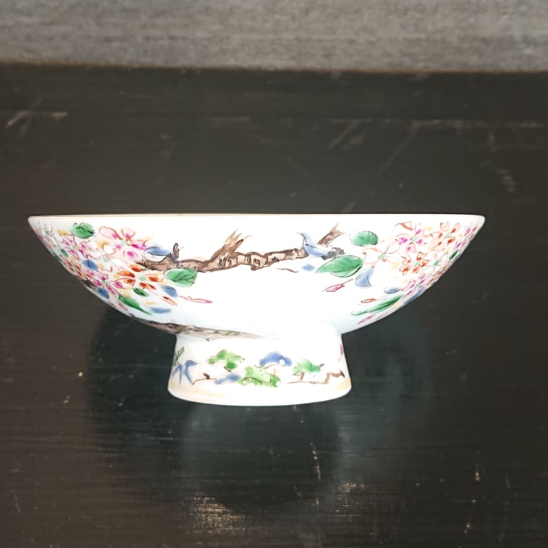 平戸泰山 「極彩赤絵」】 枝桜 屠蘇揃 | (株) 中山陶和堂 有田