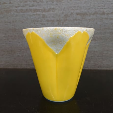 花びら  (さくら)フリーカップ   黄色