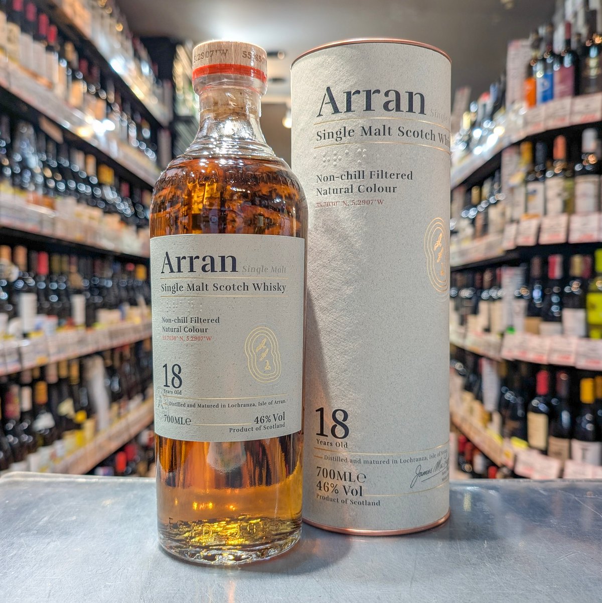アラン 18年［正規］ 46度／700ml ※外缶付き | ガソスタハセガワ