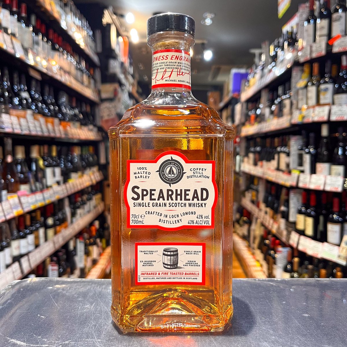 スピアヘッド シングルグレーン スコッチウイスキー［正規］ 43度