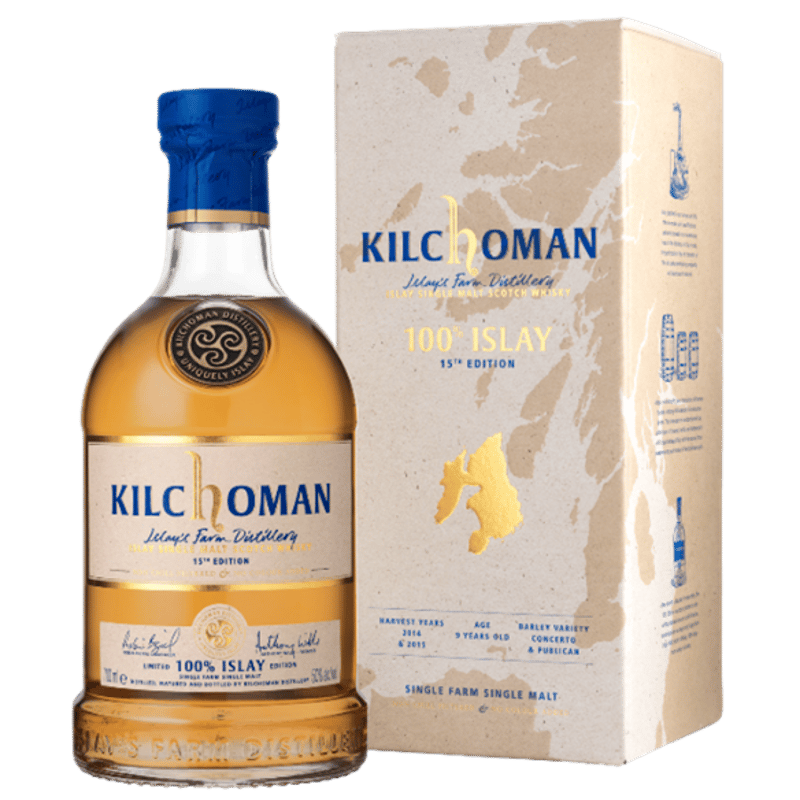 キルホーマン 100%アイラ 15thリリース 9年［正規］ 50度／700ml ※箱