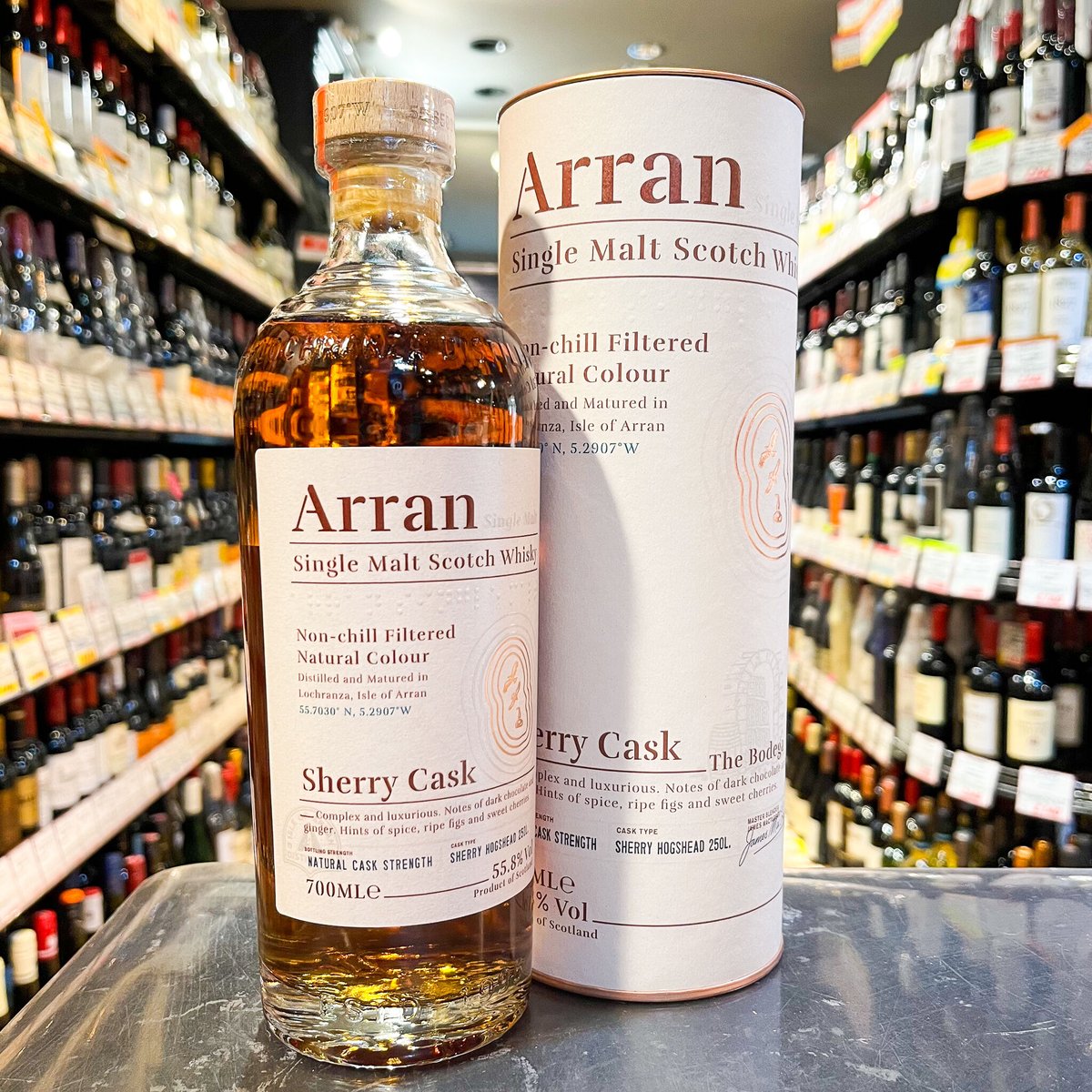 アラン シェリーカスク［正規］ 55.8度／700ml ※外缶付き | ガソスタ