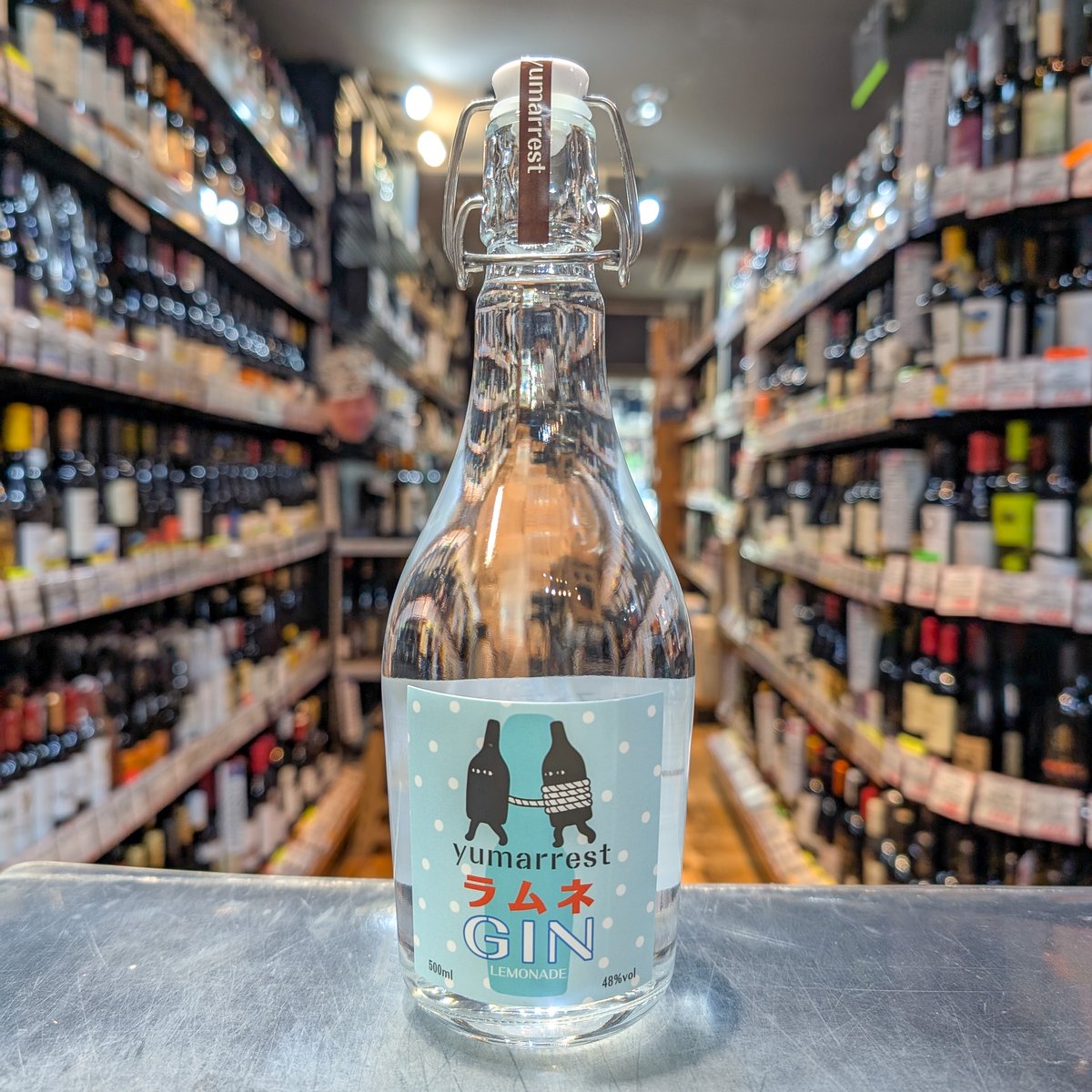 Motoki蒸研 ヤマレスト ラムネGIN 48度／500ml ※箱無し